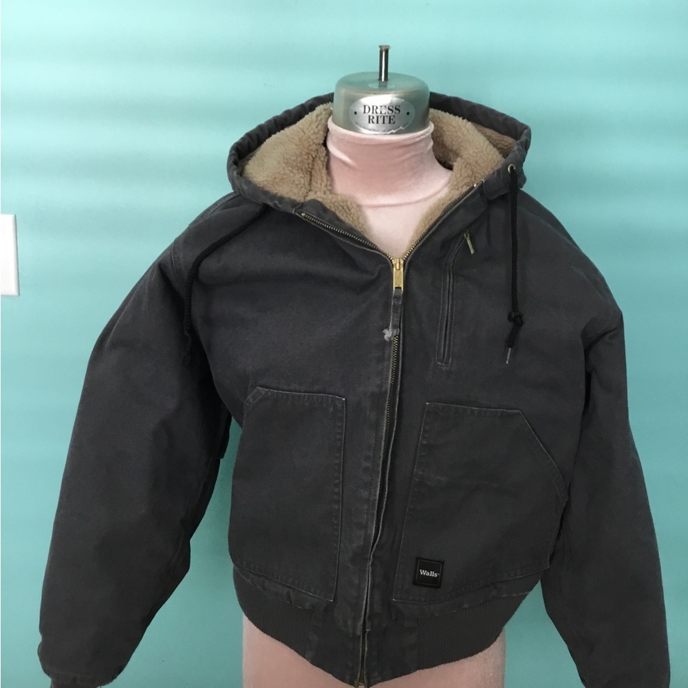 Walls Sherpa Lined Duck Work Jacket Medium